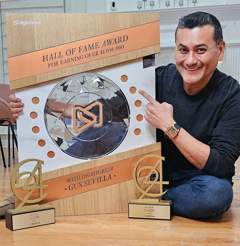 Gus Sevilla - Digistore24 Hall of Fame $1,000,000